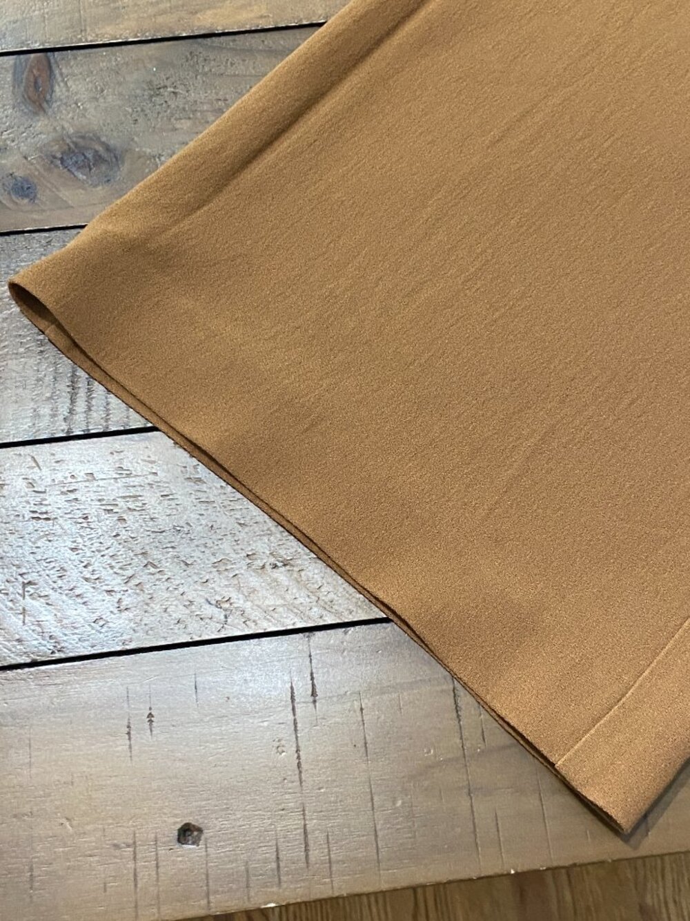 Sezane Dan Trousers Camel Tan Wide Leg High Waist Pleated Pants 44 US 12 - Picture 10 of 11